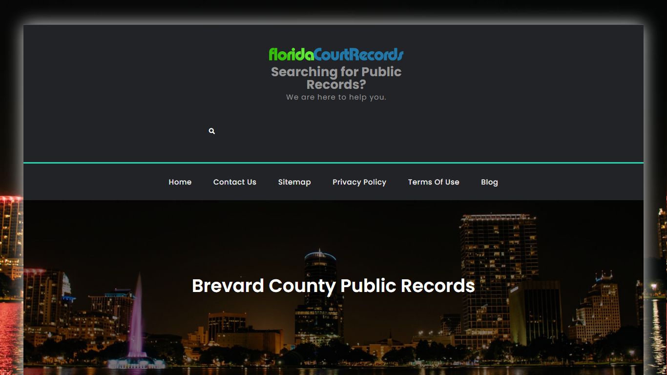 Brevard County Public Records | Searching for Public Records?